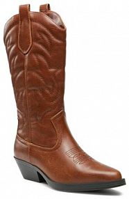 Kowbojki ONLY Shoes brązowe damskie