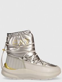 Śniegowce EA7 Emporio Armani  srebrne damskie X8M002.XK230.S912