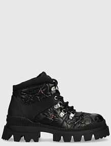 Botki Desigual  czarne damskie 23WSTO01.9019