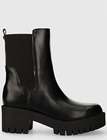 Botki na słupku Guess  czarne FL8WAN.ELE10.BLACK