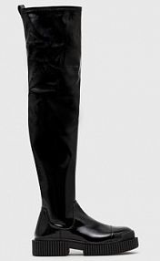 Kozaki Armani Exchange  czarne damskie XDO014.XV633.00002