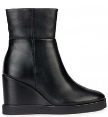 Botki na koturnie Geox  czarne D36VQB.00043.C9999