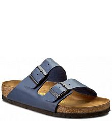 Klapki Birkenstock granatowe męskie 