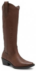 Kozaki na obcasie Jenny Fairy brązowe 