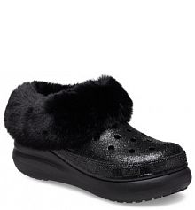 Klapki Crocs czarne damskie 