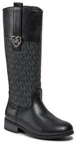 Kozaki MICHAEL Michael Kors czarne dziecięce 