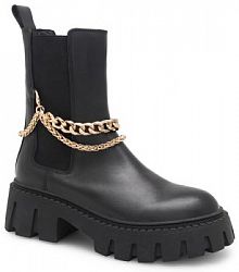 Botki na słupku Eva Minge czarne 