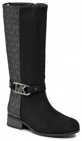 Kozaki MICHAEL Michael Kors czarne dziecięce 