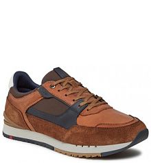 Sneakersy Lloyd brązowe męskie 