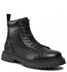 Trzewiki Tommy Jeans czarne męskie 