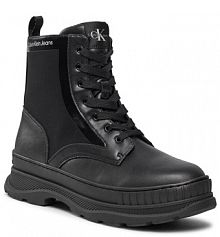 Trapery Calvin Klein Jeans czarne dziecięce 