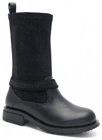 Kozaki Nelli Blu czarne dziecięce 