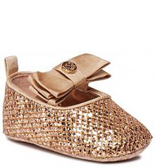 Półbuty wsuwane MICHAEL Michael Kors złote dziecięce 