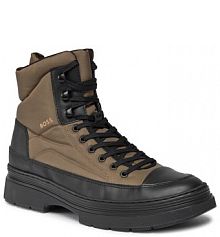 Trapery BOSS zielone męskie 