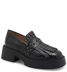 Półbuty wsuwane Eva Minge czarne damskie 