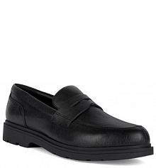 Półbuty wsuwane Geox czarne męskie 