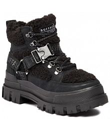 Trapery Buffalo czarne damskie 