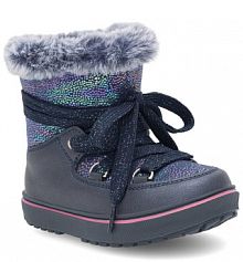 Kozaki Nelli Blu granatowe dziecięce 