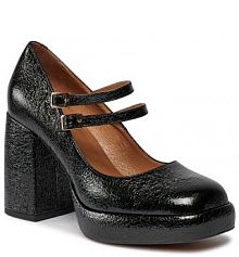 Półbuty na obcasie R.Polański zielone damskie 