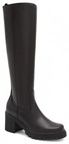 Kozaki na obcasie Badura czarne 