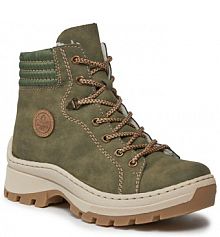 Trapery Rieker zielone damskie 