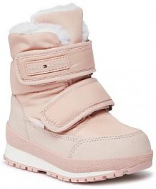 Kozaki Tommy Hilfiger różowe dziecięce 