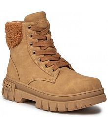 Kozaki Tommy Hilfiger brązowe dziecięce 