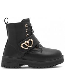 Kozaki Nelli Blu czarne dziecięce 