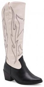 Kozaki na obcasie Jenny Fairy beżowe 