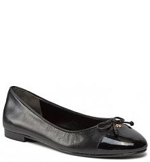 Baleriny Tory Burch czarne damskie 