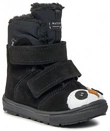 Kozaki Mrugała czarne dziecięce 