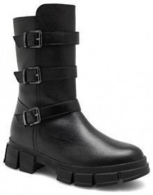 Kozaki Badura czarne dziecięce 