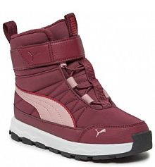 Śniegowce Puma bordowy dziecięce 