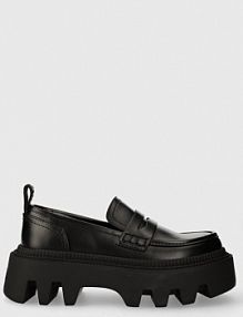 Mokasyny Buffalo  czarne damskie 1622355.BLK