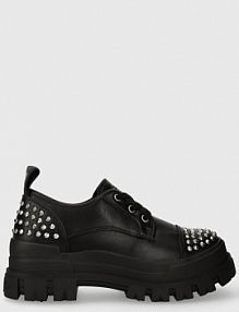 Półbuty sznurowane Buffalo  czarne damskie 1622319.BLK