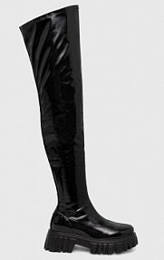 Kozaki Buffalo  czarne damskie 1220020.BLK