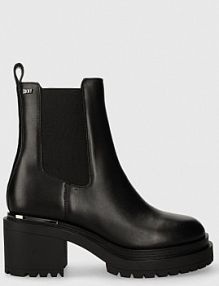 Botki na słupku DKNY  czarne K3340304.BLK