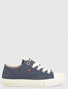 Tenisówki Tommy Hilfiger  niebieskie dziecięce T3X9.32827.30.34