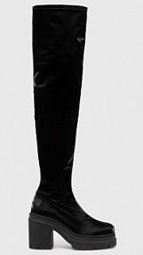 Kozaki HUGO  czarne damskie 50509843.001