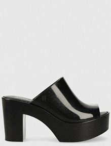 Klapki eleganckie Melissa  czarne damskie M.32233.L349