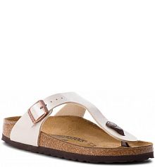 Japonki Birkenstock białe damskie 