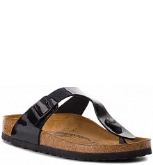 Japonki Birkenstock czarne damskie 