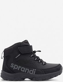 Trzewiki SPRANDI EARTH GEAR czarne dziecięce WINTER WAVE CP86-25067