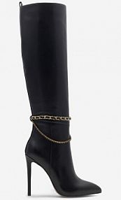 Kozaki EVA MINGE czarne damskie CEUTA-71X-218