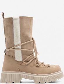 Botki na obcasie Jenny Fairy beżowe ROSA WS5956-03