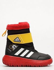 Buty turystyczne Adidas Sportswear czarne dziecięce Adidas Winterplay Mickey I