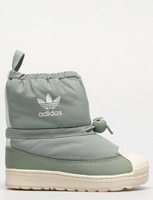 Trzewiki Adidas zielone dziecięce Superstar 360 Boot I