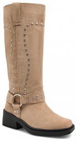 Kozaki na obcasie Jenny Fairy beżowe 