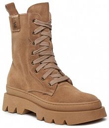 Trapery Patrizia Pepe brązowe damskie 