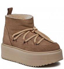 Botki Inuikii beżowe damskie 